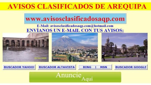 Espacio de Avisos Clasificados de Arequipa en wordpress.com